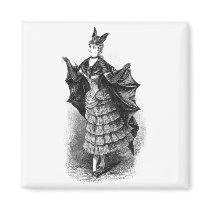 Vintage Bat Lady magnets