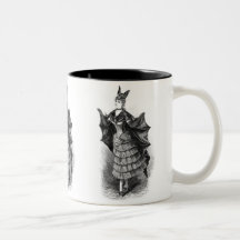 Vintage Bat Lady Mugs