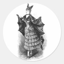 Vintage Bat Lady Sticker