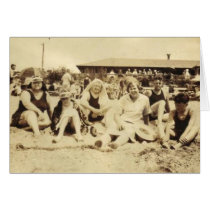 Vintage Bathing Beauties (22) Greeting Card