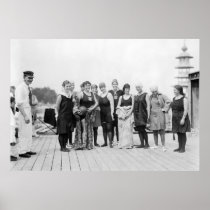 Vintage Bathing Suits, 1910s Posters