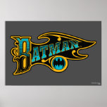 Vintage Batman Logo Poster