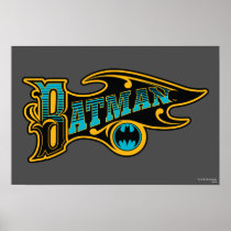 Vintage Batman Logo Poster