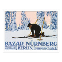 Vintage Bazar Nurnberg Post Card