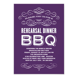 VINTAGE BBQ | REHEARSAL DINNER BBQ INVITE