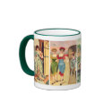 Vintage Beach Beauties Mug by Vintage_Gifts Vintage Beach Beauties Mug
