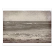 Vintage Beach Postcard