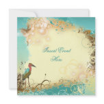 Vintage Beach wedding elegant party theme Custom Invitations