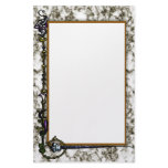 vintage beast border stationery