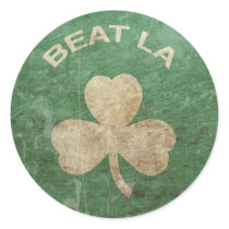Vintage beat LA Stickers
