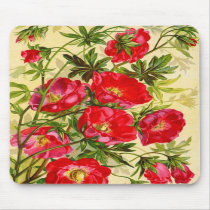 Vintage Beauties Floral Mousepad by vintagegiftmall Vintage Beauties Floral Mousepad