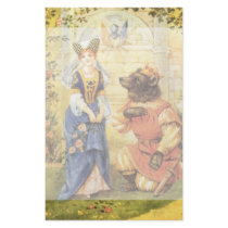 Vintage Beauty and the Beast Fairy Tale