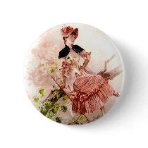 Vintage Beauty buttons by VintageVibes Vintage Beauty buttons