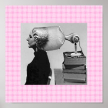 Vintage Beauty Shop Poster