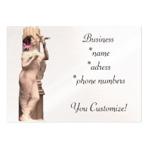 Vintage *Beauty with Doves* Business Cards business cards