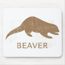 Vintage Beaver Mousepads