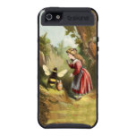 Vintage Bee Victorian Girl Honey Pot Forest Cases For iPhone 5