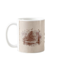 Vintage Beehive Beekeeping Coffee Mug