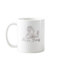 Vintage Beer Pong King mugs