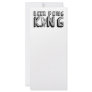 Vintage Beer Pong King Custom Rack Card