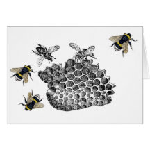Vintage Bees Cards