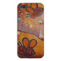 Vintage Bees & Daisies Leather Look iPhone 5 Case