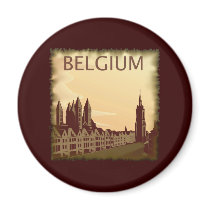Vintage Belgium magnets