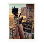 vintage belle époque centennial of lithography post card