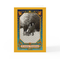 Vintage Bells Christmas Card