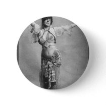 Vintage Belly Dancer Button