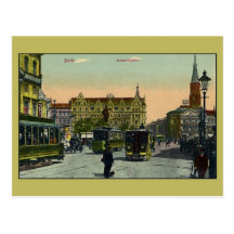 Vintage Berlin Alexanderplatz Post Card