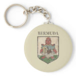 Vintage Bermuda Coat Of Arms Key Chains