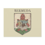 Vintage Bermuda Coat Of Arms Postcards
