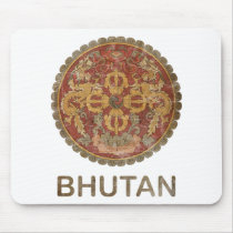 Vintage Bhutan Mouse Pad