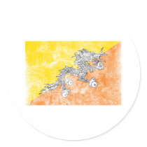Vintage Bhutan Stickers