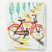 Vintage Bicycle Art Mousepads