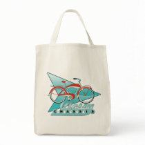 Vintage Bicycle Tote Bag