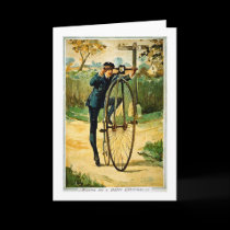 Vintage Bicycle Christmas Card