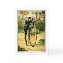 Vintage Bicycle Christmas Card