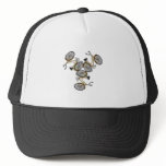 Vintage Bicycle Design 1950's Bike Trucker Hat