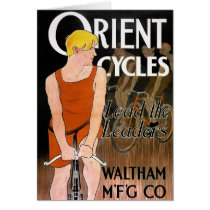 Vintage Bicycle Image - Orient Cycles cards by VintageCabaret Vintage Bicycle Image - Orient Cycles cards