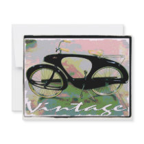 vintage Bicycle Personalized Announcements