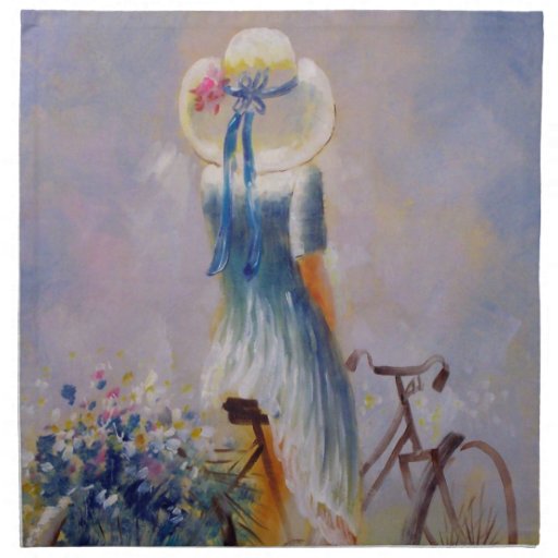 Vintage Bicycle Napkins