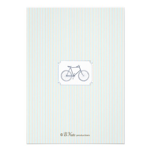 Vintage Bicycle Party Invitation