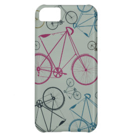 Vintage Bicycle Pattern Gifts for Cyclists iPhone 5C Cover