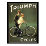 Vintage Bicycle Postcard :  Triumph Cycles