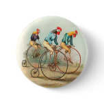 Vintage Bicycle Poster Pinback Buttons