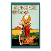 Vintage Bicycle Poster - Kynoch Cycles posters by MyOtherPlanet Vintage Bicycle Poster - Kynoch Cycles posters