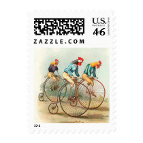 Vintage Bicycle Poster postage