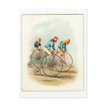 Vintage Bicycle Poster Post Card